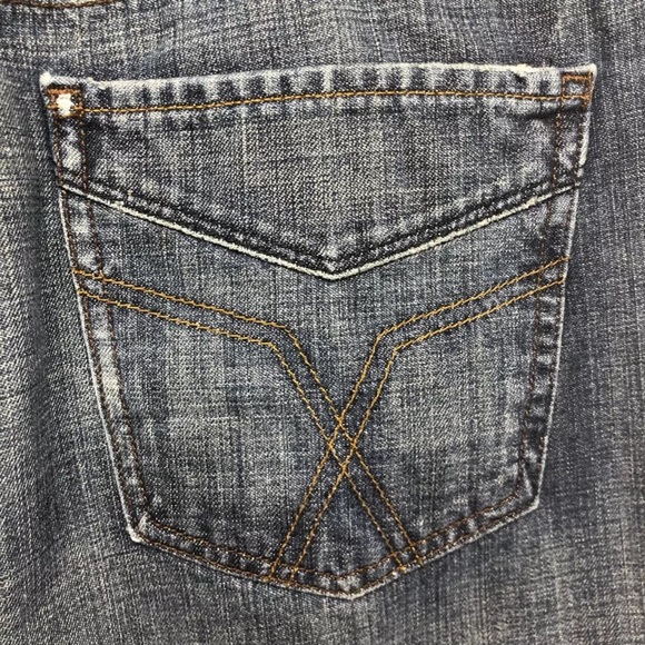 Lucky Brand Mens Classic Straight Jeans Blue Pockets Dark Wash Denim USA 36 - Picture 7 of 12